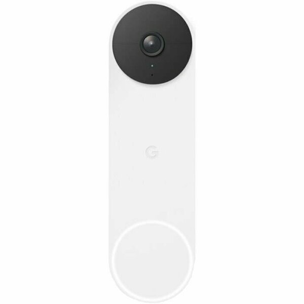 Google Nest 6-3/10 H x 1-4/5 W Battery Powered Video Doorbell White GA02268-US